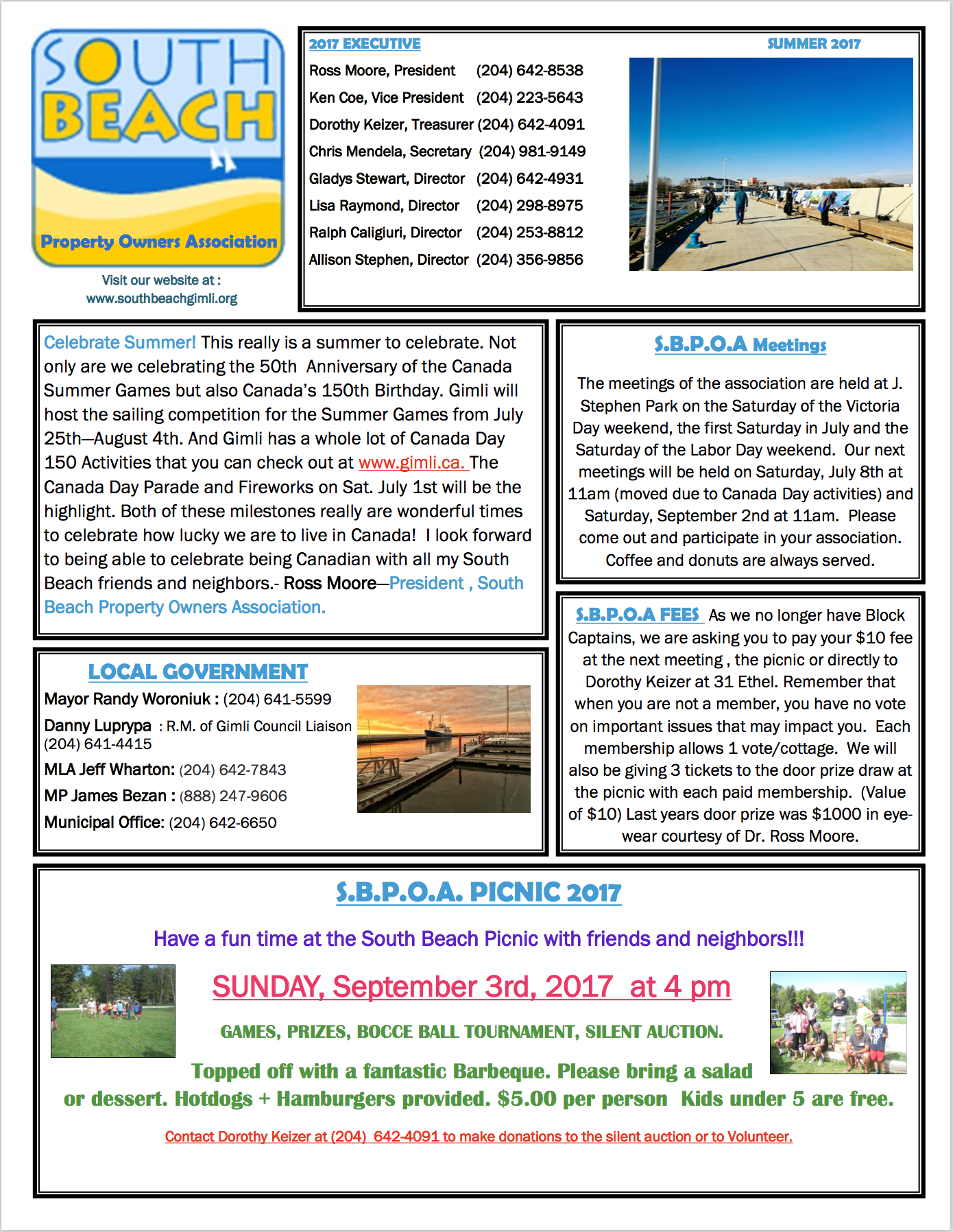 SBPOA newsletter 2017